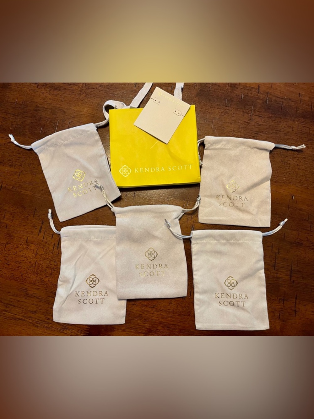 Kendra Scott Yellow Gift Bag Set
